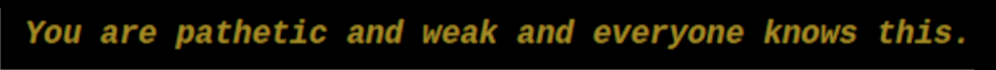 Message Sent to a Personal Email address that is not public:  "... but on a personal note you are extraordinarily pathetic and shame Tracy's memory.